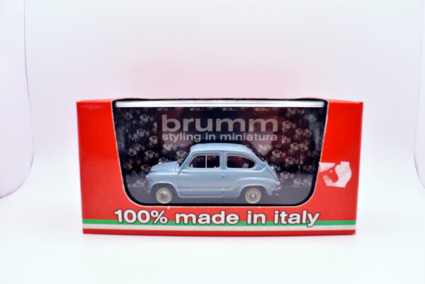 Modellino auto scala 1:43 Fiat 600 1a serie Brumm diecast modellismo statico - immagine 2
