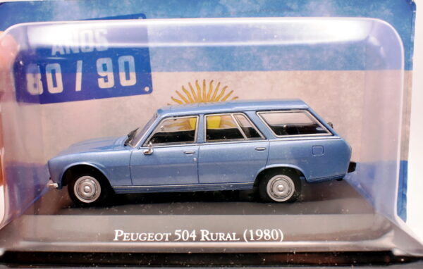 Modellino auto scala 1:43 Peugeot 504 rural diecast modellismo da collezione