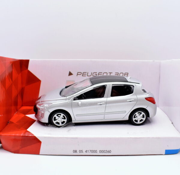Modellino auto scala 1:43 peugeot 308 diecast modellismo da collezione