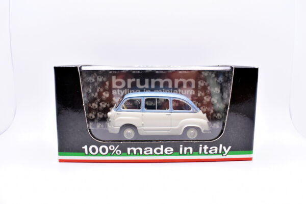 Modellino auto scala 1:43 Fiat 600 multipla Brumm diecast modellismo statico - immagine 2