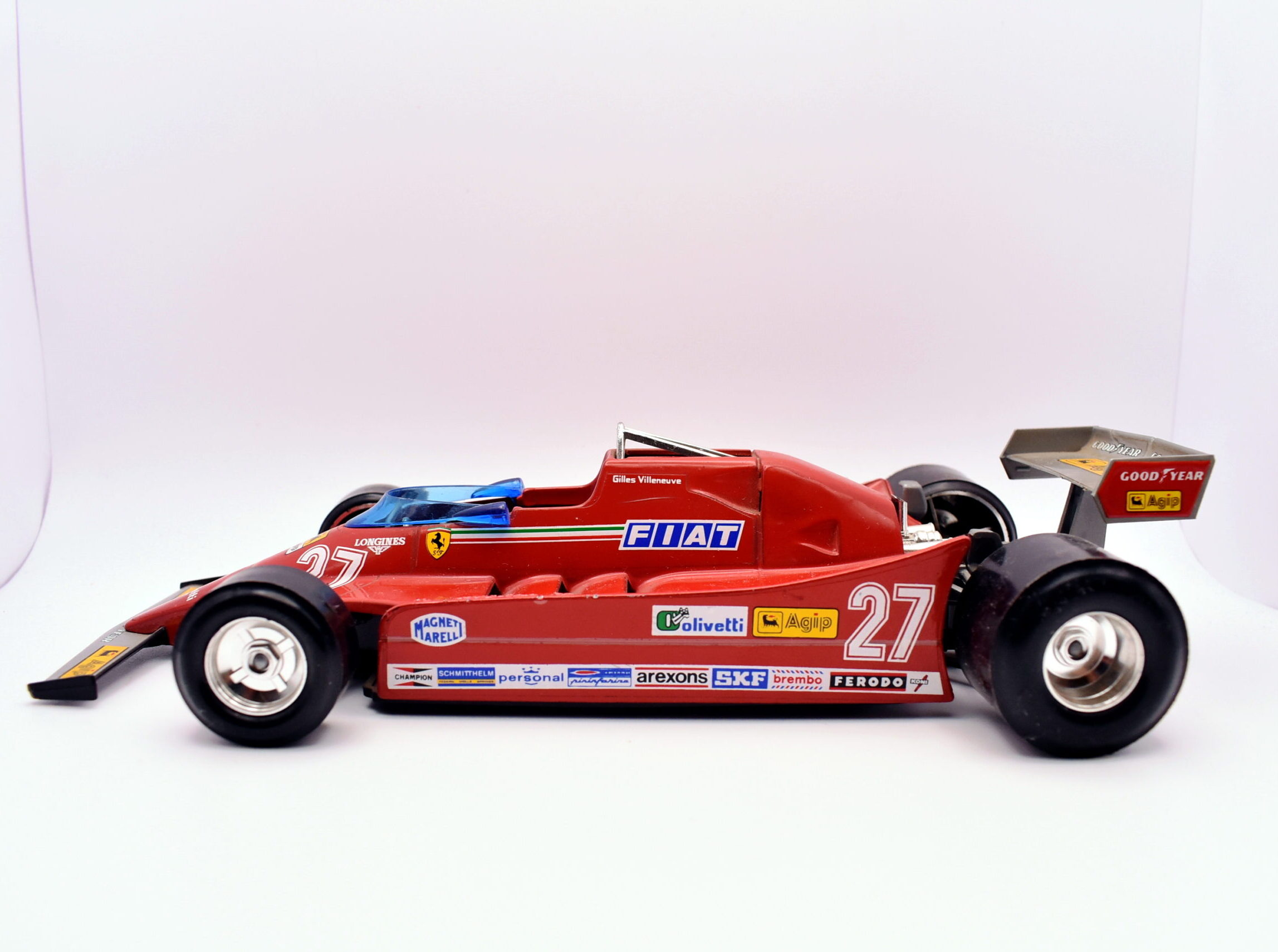 Modellini auto FORMULA 1 1:24 Ferrari 126 C Villeneuve burago modellismo