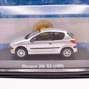 Modellino auto scala 1:43 Peugeot 206 XS diecast modellismo da collezione