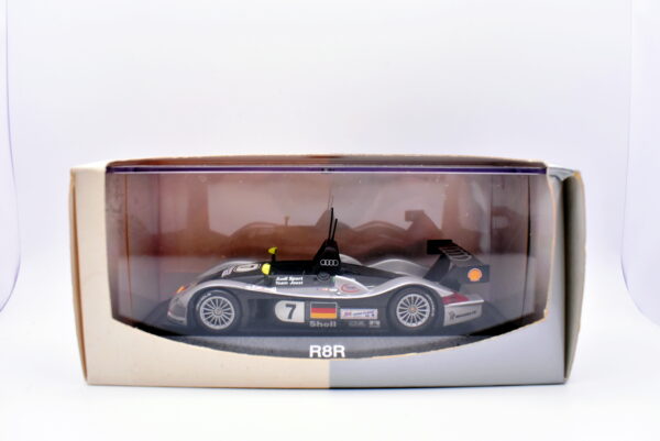 Modellino auto Audi R8R racing scala 1:43 diecast modellismo - immagine 2