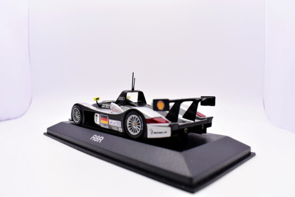 Modellino auto Audi R8R racing scala 1:43 diecast modellismo - immagine 4
