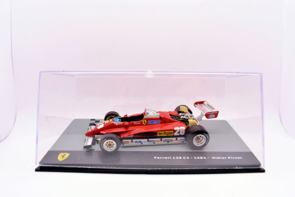 Modellini auto FORMULA 1 scala 1:43 FERRARI 126 C2 pironi collezione ixo - immagine 2