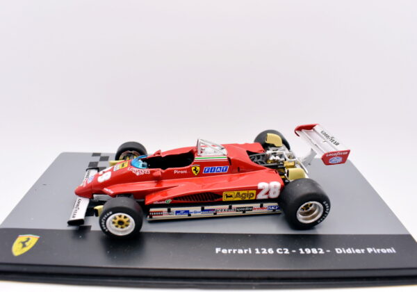 Modellini auto FORMULA 1 scala 1:43 FERRARI 126 C2 pironi collezione ixo