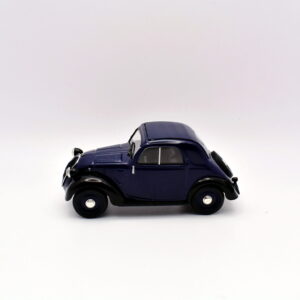 Modellino auto scala 1:43 FIAT 500 TOPOLINO blu modellismo statico collezione