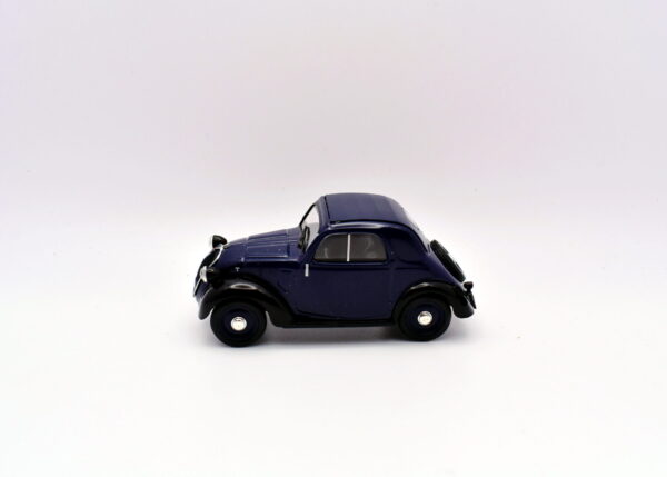 Modellino auto scala 1:43 FIAT 500 TOPOLINO blu modellismo statico collezione
