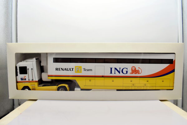 Modellino camion scala 1:43 renault magnum 4 f1 team eligor modellismo statico - immagine 2