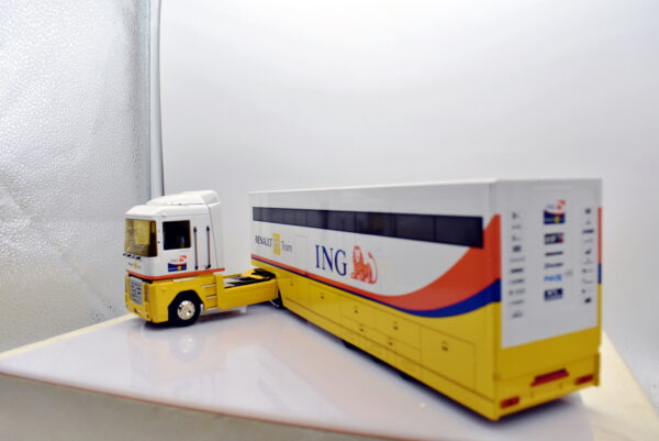 Modellino camion scala 1:43 renault magnum 4 f1 team eligor modellismo statico - immagine 6