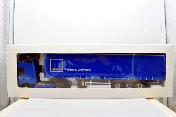 Modellino camion scala 1:43 Volvo FH4 tautlinier gefco eligor modellismo statico - immagine 2