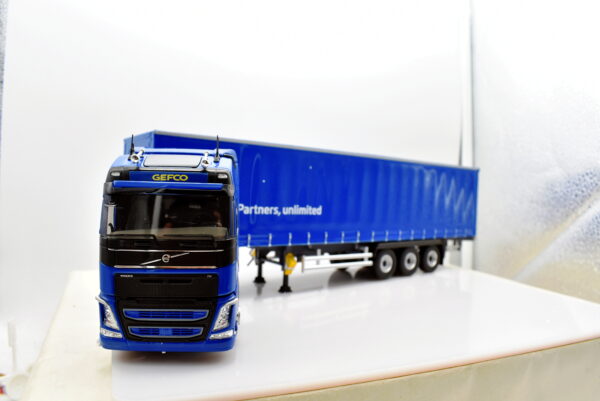 Modellino camion scala 1:43 Volvo FH4 tautlinier gefco eligor modellismo statico - immagine 6