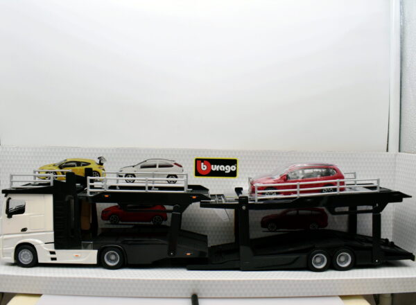 Modellino camion scala 1:43 Mercedes benz actros multicar carrier Burago modellismo statico