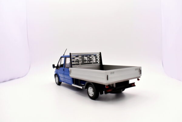 Modellino auto scala 1:43 Ford transit rimorchio minichamps diecast modellismo da collezione - immagine 4