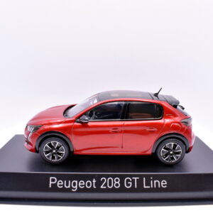 Modellino Auto Scala 1:43 Peugeot 208 GT Line Norev modellismo statico