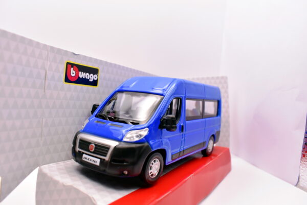 Modellino auto scala 1:43 Fiat nuovo ducato FURGONE Burago diecast modellismo statico - immagine 3