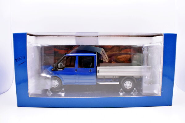 Modellino auto scala 1:43 Ford transit rimorchio minichamps diecast modellismo da collezione - immagine 2