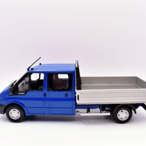 Modellino auto scala 1:43 Ford transit rimorchio minichamps diecast modellismo da collezione