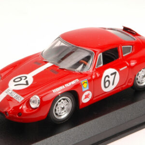 Modellino auto scala 1:43 Best Model  PORSCHE 356B ABARTH GTL N.67 5th ROSSFELD HILL CLIMB H.MULLER racing modellismo