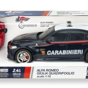 Modellino auto radio comandate ALFA ROMEO GIULIA CARABINIERI RADIOCOMANDO modellismo