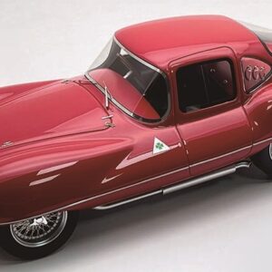 Modellino auto scala 1:18 Tecnomodel ALFA ROMEO C52 DISCO VOLANTE COUPE 1973 ALFA RED modellismo statico