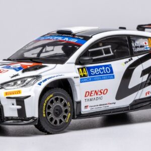 Modellino auto scala 1:43 TOYOTA GR YARIS RALLY FINLAND 2024 KOGURE-LUHTINEN modellismo statico