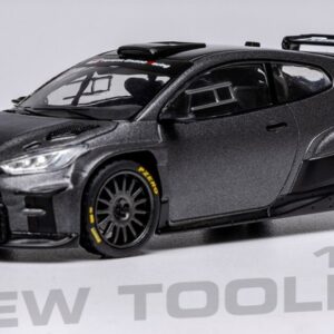 Modellino auto scala 1:43 Ixo TOYOTA GR YARIS RALLY2 2024 GREY modellismo statico