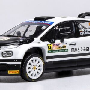 Modellino auto scala 1:43 Ixo CITROEN C3 RALLY JAPAN 2024 modellismo statico