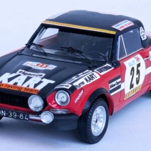 Modellino auto scala 1:43 Trofeu  FIAT 124 SPORT SPIDER 1600 TAP RALLY 1974 BORGES-SOTTOMAYOR modellismo statico