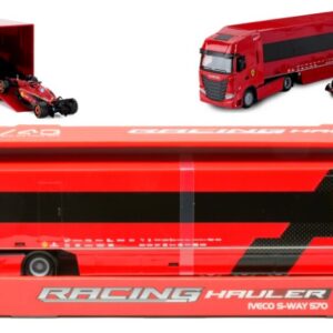 Modellino camion scala 1:43 Burago IVECO S WAY 570 FERRARI SF-24 LECLERC modellismo statico