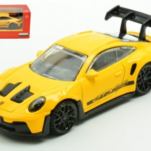 Modellino auto scala 1:43 PORSCHE 911 GT3 RS YELLOW diecast modellismo statico