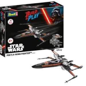 Modellino astronave Poe's X-Wing Fighter ound KIT scala 1:78 modellismo