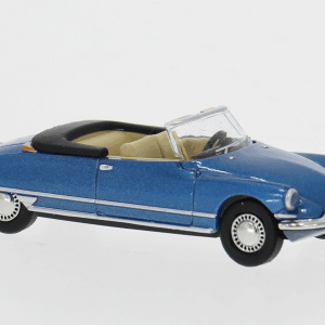 Modellino auto scala 1:87 CITROEN DS 19 CABRIO 1963 BLUE modellismo statico