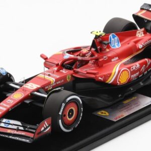 Modellino auto formula 1 F1 scala 1:18 Looksmart FERRARI SF-24 N.55 2nd ABU DHABI GP 2024 C.SAINZ modellismo
