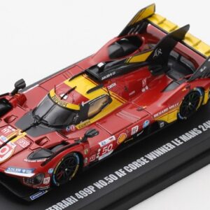 Modellino auto scala 1:64 Looksmart  FERRARI 499P N.50 WINN.LE MANS 2024 FUOCO-MOLINA-NIELSEN 1:64 racing modellismo