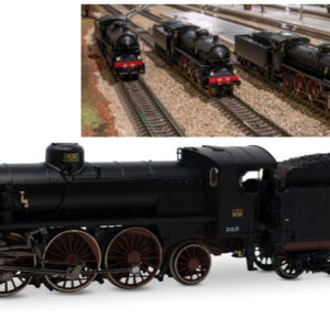 Modellino treno modellismo ferroviario Rivarossi FS STEAM LOCOMOTIVE GR 685 1st SERIES SMALL LAMPS EP.III-IVa 1:87