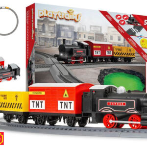 Modellino treno modellismo ferroviario PLAYTRAINS STEAM GOOD EXPRESS TRAIN SET 1:76