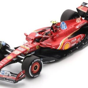 Modellino auto formula 1 F1 scala 1:18 Looksmart  FERRARI SF-24 N.55 2nd AUSTIN GP 2024 C.SAINZ modellismo