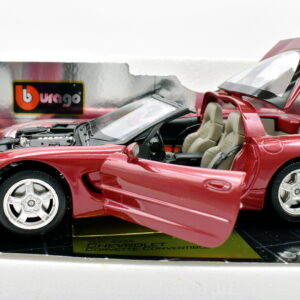Modellino auto chevrolet corvette convetible scala 1:18 Burago diecast modellismo da collezione