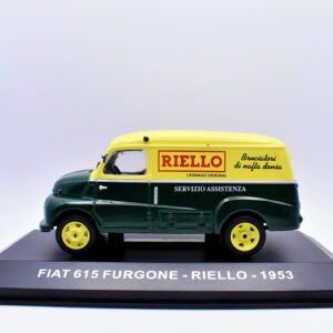 modellino auto furgone FIAT 615 RIELLO veicoli pubblicitari d'epoca scala 1:43 collezione