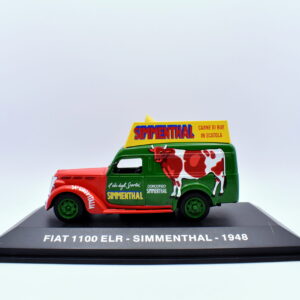 modellino auto furgone FIAT 1100 ELR SIMMENTHAL veicoli pubblicitari d'epoca scala 1:43 collezione