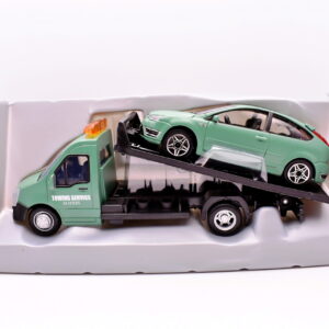 Modellino auto 1:43 transporto rimorchio Ford focus burago diecast modellismo