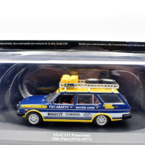modellino auto rally scala 1:43 Fiat 131 panorama collezione modellismo statico