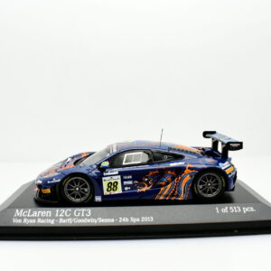 Modellino auto racing scala 1:43 Mc laren 12C GT3 minichamps modellismo statico