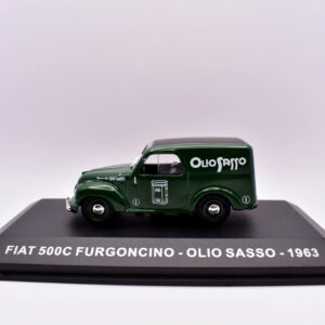 modellini furgone Fiat 500 c olio sasso veicoli pubblicitari d'epoca scala 1:43 da collezione