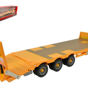 Modellino trattore mezzi agricoli Britains  PIANALE TRASPORTO MACCHINE OPERATRICI KANE LOW LOADER YELLOW 1:32 diecast modellismo statico