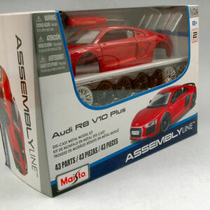 Modellino auto model kit di montaggio Maisto AUDI R8 V10 PLUS KIT 1:24 modellismo