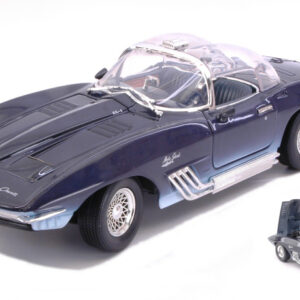 Modellino auto scala 1:18 MotorMax  CORVETTE MAKO SHARK 1961 WITH BUBBLE TOP diecast modellismo statico