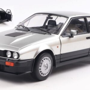 Modellino auto scala 1:18 Solido ALFA ROMEO GTV6 1984 SILVER diecast modellismo statico