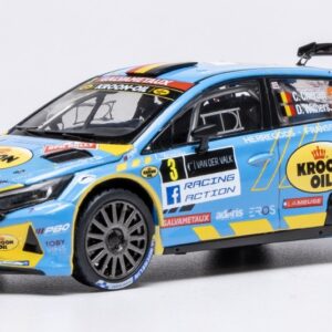 Modellino auto rally scala 1:43 Ixo Model  HYUNDAI i20 N N.3 RALLY2 SPA 2024 CHERAIN-WITHERS modellismo